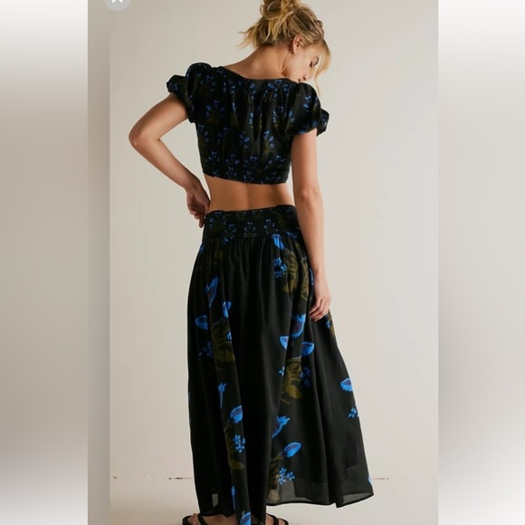 FREE PEOPLEEASY TO LOVE Floral Skirt Set NWT
